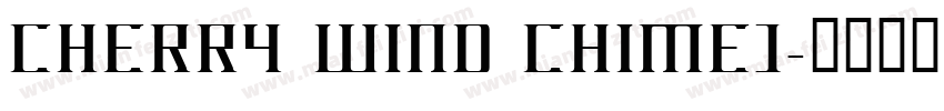 CHERRY WIND CHIME)字体转换